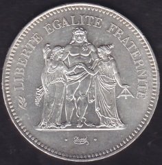 Fransa 50 Frank 1979 Gümüş ( 30 Gram )