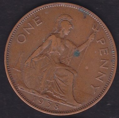 İngiltere 1 Penny 1938