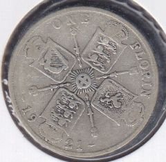 İngiltere 1 Florin 1921 Gümüş 11.31 Gram