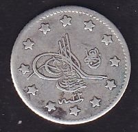 1293 / 22 Abdulhamid 1 Kuruş Gümüş