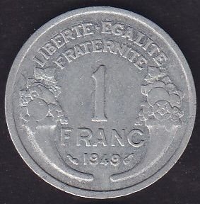 Fransa 1 Frank 1949