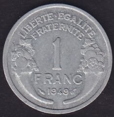 Fransa 1 Frank 1949