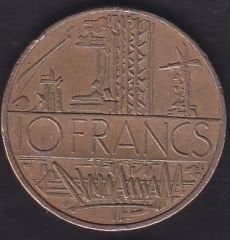Fransa 10 Frank 1985