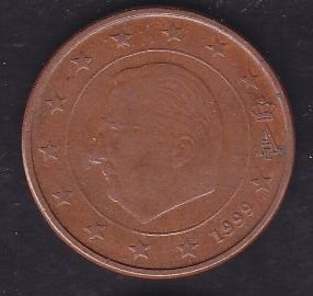 Avrupa 5 Euro Cent 1999 Belçika