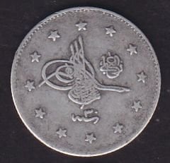 1293 / 30 Abdulhamid 2 Kuruş Gümüş