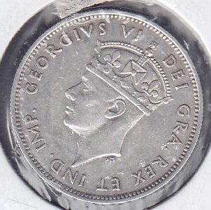 Kıbrıs 9 Piastre 1940 Gümüş