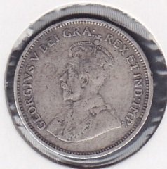 Kıbrıs 4.5 Piastre 1921 Gümüş