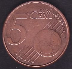 Avrupa 5 Euro Cent 2006 Belçika