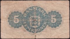 Danimarka 5 Kroner 1944 İyi/ Temiz