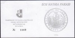 Hatıra Para Sertifikası - ECU Hatıra Parası - 1996 Yılı