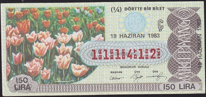 1983 19 Haziran Çeyrek Bilet - Ç Serisi