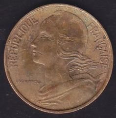 Fransa 10 Centimes 1969