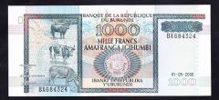 Burundi 1000 Frank 2006 Çil Pick39d