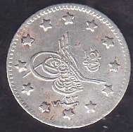 1293 / 23 Abdulhamid 1 Kuruş Gümüş