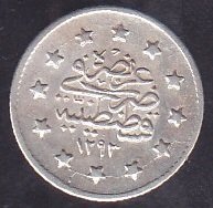 1293 / 23 Abdulhamid 1 Kuruş Gümüş