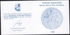 Hatıra Para Sertifikası - Osmanlı Minyatürü  - 1999 Yılı
