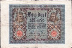 Almanya 100 Mark 1920 Çok Temiz 7 Rakamlı ( R67a )