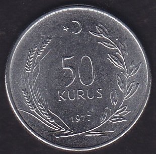 1977 Yılı 50 Kuruş Çil