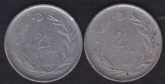 1960 Yılı 2.5 Lira (Ters Düz Takım)