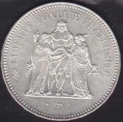 Fransa 50 Frank 1979 Gümüş ( 30 gram )