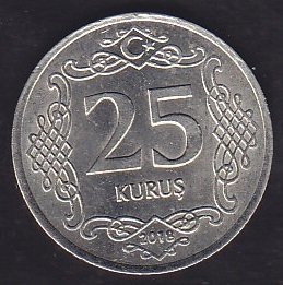 2018 Yılı 25 Kuruş