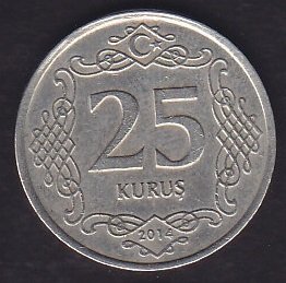 2014 Yılı 25 Kuruş