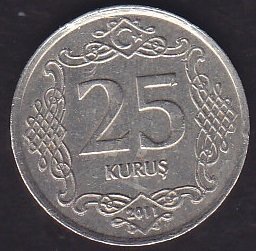 2011 Yılı 25 Kuruş