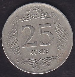 2009 Yılı 25 Kuruş