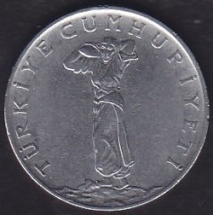 1966 Yılı 25 Kuruş Ters 5 gram