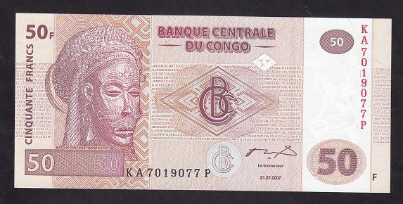 KONGO 50 FRANK 2007 ÇİL