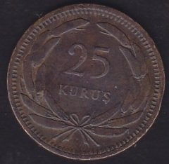 1949 Yılı 25 Kuruş