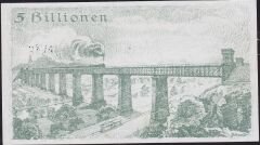 Almanya 5 Milyar Mark 1923 Çilaltı Çil