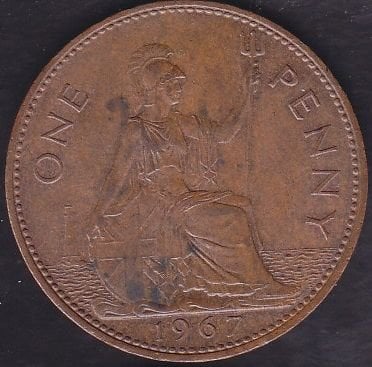 İngiltere 1 Penny 1967