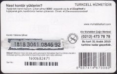 Turkcell Muhabbet Kart 100 Kontör 2010