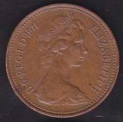 İngiltere 1 Penny 1971