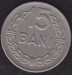 Romanya 15 Bani 1966