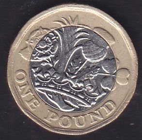 İngiltere 1 Pound 2016