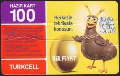 Turkcell Hazır Kart 100 Kontör 2009