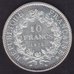 Fransa 10 Frank 1973 Gümüş ( 25 Gram )