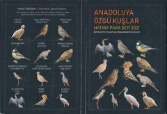 2021 Yılı Anadoluya Özgü Kuşlar Seti Bakır