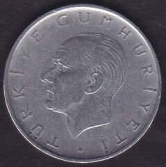 1961 Yılı 1 Lira ( Ters )