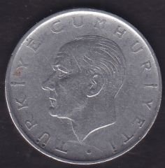 1962 Yılı 1 Lira ( Ters )