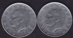 1979 Yılı 1 Lira (Ters Düz Takım)