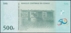 Kongo 500 Frank 2010 Çil Hatıra Pick 100