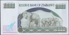 Zimbabwe 1000 Dolar 2003 ÇİL Pick 12b