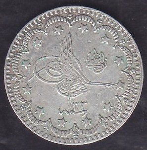 1293 / 33 Abdulhamid 5 Kuruş Gümüş