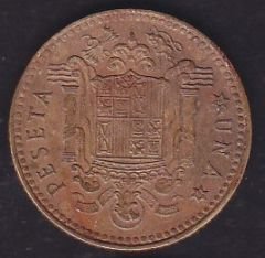 İspanya 1 Peseta 1975