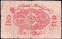 Almanya 2 Mark 1914 Temiz Mavi Seri rakamlı ( R52d )