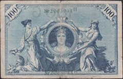 Almanya 100 Mark 1908 Temiz