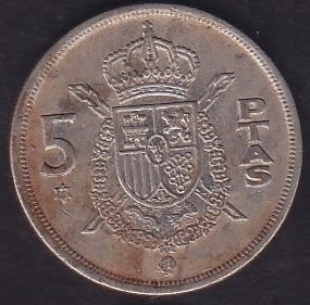 İspanya 5 Pesetas 1975 ( 77 )